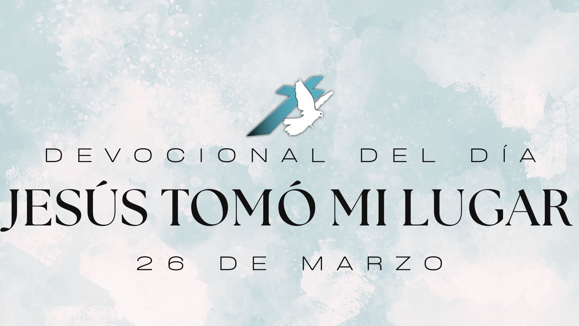 JESÚS TOMÓ MI LUGAR